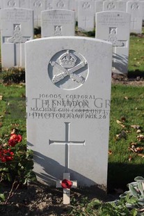 DADIZEELE NEW BRITISH CEMETERY - SNEDDON, PETER