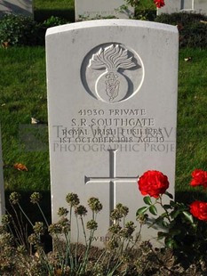 DADIZEELE NEW BRITISH CEMETERY - SOUTHGATE, STANLEY REGINALD