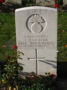 DADIZEELE NEW BRITISH CEMETERY - STICKLER, GEORGE