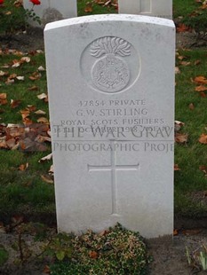 DADIZEELE NEW BRITISH CEMETERY - STIRLING, GEORGE WILSON