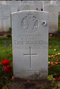 DADIZEELE NEW BRITISH CEMETERY - STOREY, DAVID