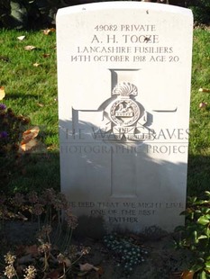 DADIZEELE NEW BRITISH CEMETERY - TOOZE, ALBERT HENRY