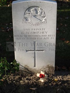 DADIZEELE NEW BRITISH CEMETERY - TOUMISHEY, GEORGE