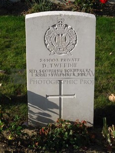 DADIZEELE NEW BRITISH CEMETERY - TWEEDIE, D