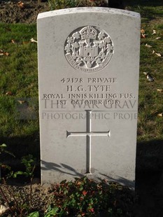 DADIZEELE NEW BRITISH CEMETERY - TYTE, H G