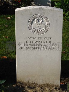 DADIZEELE NEW BRITISH CEMETERY - WALKER, CHARLES HENRY