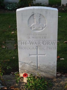 DADIZEELE NEW BRITISH CEMETERY - WALKER, JAMES