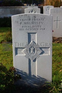 DADIZEELE NEW BRITISH CEMETERY - WALMSLEY, F