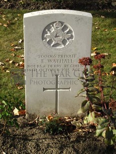 DADIZEELE NEW BRITISH CEMETERY - WATHALL, ERNEST