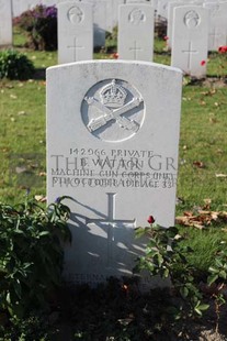 DADIZEELE NEW BRITISH CEMETERY - WATTON, B