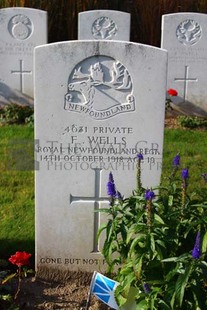 DADIZEELE NEW BRITISH CEMETERY - WELLS, FREDERICK