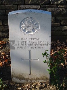 DADIZEELE NEW BRITISH CEMETERY - WHITTAKER, T