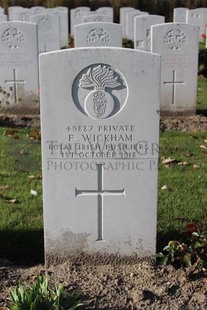 DADIZEELE NEW BRITISH CEMETERY - WICKHAM, FREDERICK