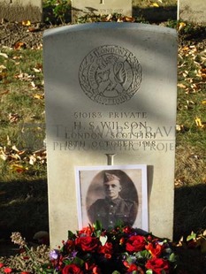 DADIZEELE NEW BRITISH CEMETERY - WILSON, H S