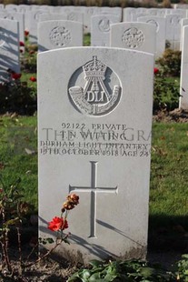 DADIZEELE NEW BRITISH CEMETERY - WITTING, THOMAS NOEL