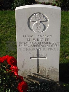 DADIZEELE NEW BRITISH CEMETERY - WRIGHT, MARSHALL