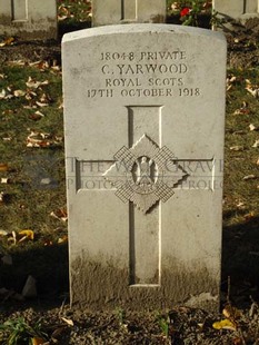 DADIZEELE NEW BRITISH CEMETERY - YARWOOD, C