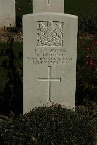 Croisilles British Cemetery - Crouch, E