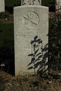 Croisilles British Cemetery - Marshall, A E L