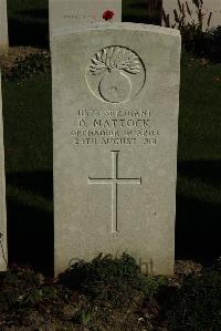 Croisilles British Cemetery - Mattock, David