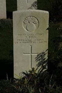 Croisilles British Cemetery - Pirie, J