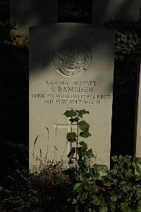 Croisilles British Cemetery - Ramsden, B