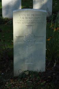 Croisilles British Cemetery - Robinson, J E