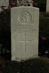 Croisilles British Cemetery - Rodbourne, W J