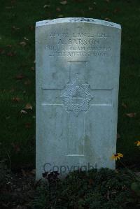 Croisilles British Cemetery - Sarson, A