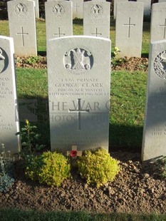 Y RAVINE CEMETERY, BEAUMONT-HAMEL - CLARK, GEORGE