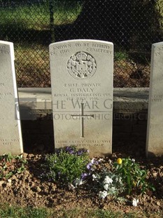 Y RAVINE CEMETERY, BEAUMONT-HAMEL - DALY, G