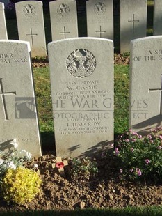 Y RAVINE CEMETERY, BEAUMONT-HAMEL - HALCROW, L