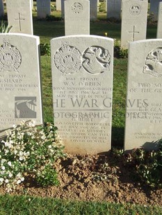 Y RAVINE CEMETERY, BEAUMONT-HAMEL - O'BRIEN, WILLIAM VINCENT