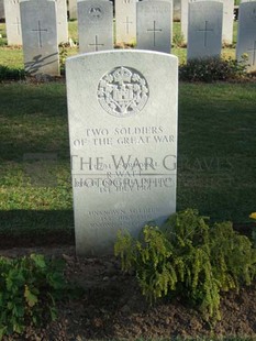 Y RAVINE CEMETERY, BEAUMONT-HAMEL - WATT, R