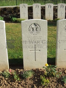 Y RAVINE CEMETERY, BEAUMONT-HAMEL - WEBSTER, A