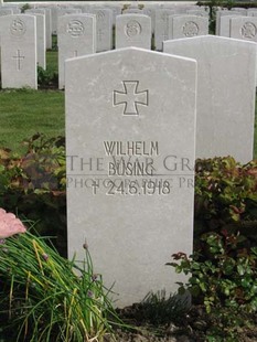 MONT HUON MILITARY CEMETERY, LE TREPORT - BUSING, WILHELM