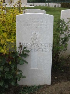 MONT HUON MILITARY CEMETERY, LE TREPORT - DARBYSHIRE, GEORGE WILLIAM