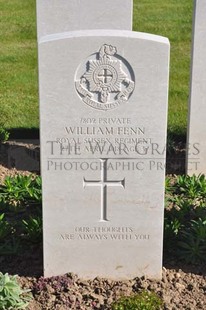 MONT HUON MILITARY CEMETERY, LE TREPORT - FENN, WILLIAM