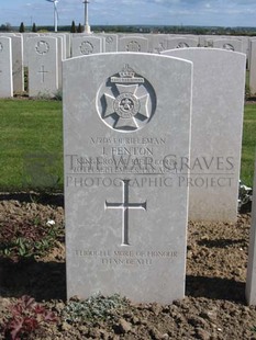 MONT HUON MILITARY CEMETERY, LE TREPORT - FENTON, JOHN