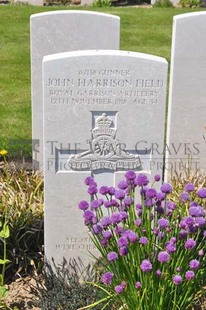 MONT HUON MILITARY CEMETERY, LE TREPORT - FIELD, JOHN HARRISON