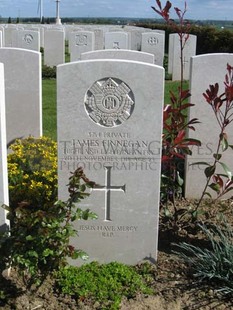 MONT HUON MILITARY CEMETERY, LE TREPORT - FINNEGAN, JAMES