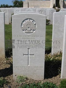 MONT HUON MILITARY CEMETERY, LE TREPORT - FITZHENRY, CHARLES EDWARD