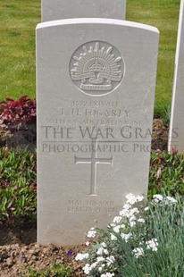 MONT HUON MILITARY CEMETERY, LE TREPORT - FOGARTY, THOMAS HENRY