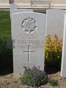 MONT HUON MILITARY CEMETERY, LE TREPORT - FRAPE, WILLIAM JOHN