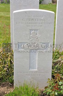 MONT HUON MILITARY CEMETERY, LE TREPORT - FREESTONE, GEORGE