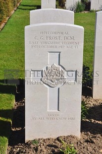 MONT HUON MILITARY CEMETERY, LE TREPORT - FROST, CHARLES GEORGE