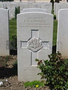 MONT HUON MILITARY CEMETERY, LE TREPORT - GARWELL, EDWARD STANLEY