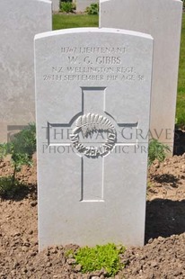 MONT HUON MILITARY CEMETERY, LE TREPORT - GIBBS, WALTER GEORGE