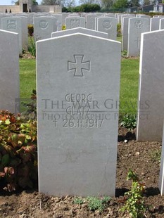 MONT HUON MILITARY CEMETERY, LE TREPORT - GLATZ, GEORG