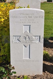 MONT HUON MILITARY CEMETERY, LE TREPORT - GLEN, CHARLES